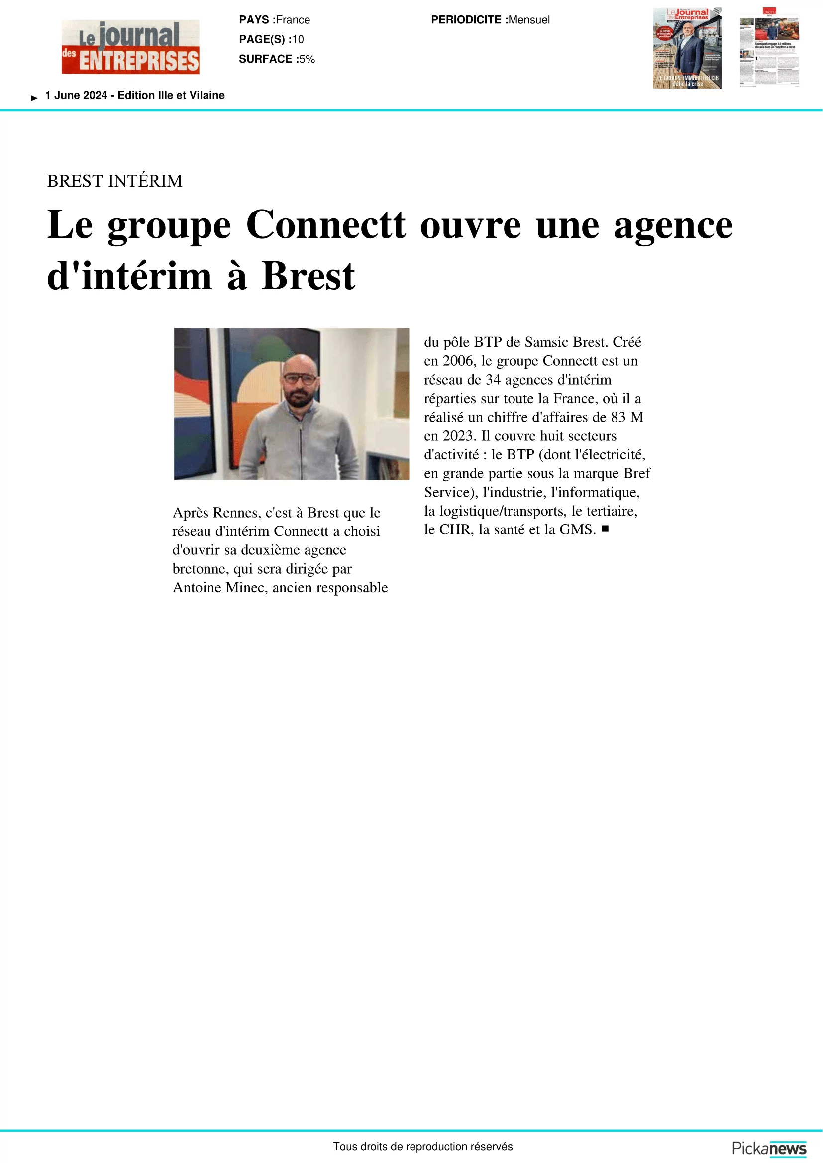Le Journal des Entreprises Juin 2024 1 png